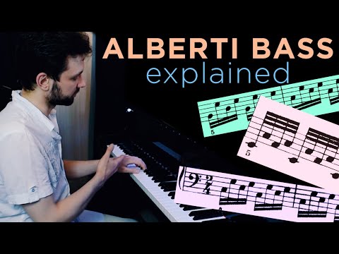 ALBERTI BASS, BROKEN TRIADS efficiency tutorial
