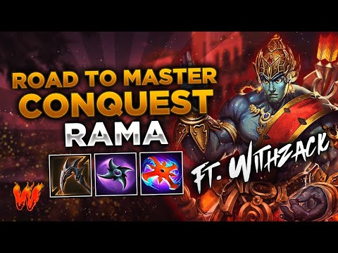 RAMA, MENUDA PRESION FRESCA ft. WithZack - Warchi - Smite Road to Master Conquest