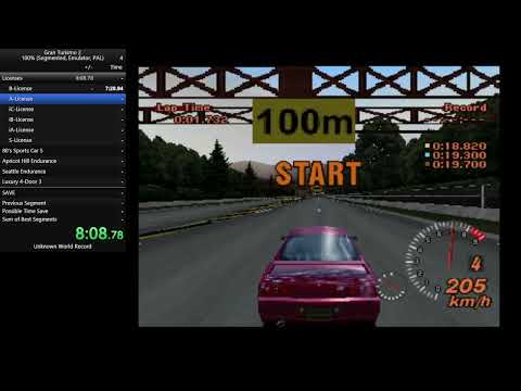 WORLD RECORD! Gran Turismo 2: 100% Speedrun - Emu - Segment (1/5) 25:07:54.65