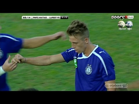Simon Krisztián gólja a PMFC Matias   Újpest FC mérkőzésen