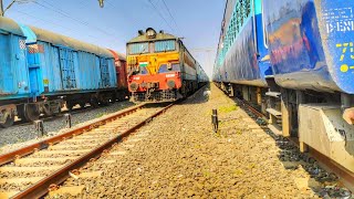 preview picture of video 'Crossing at New Amravati of UP and Down 51183 Bhusawal-Narkher Passenger powered by KYN WCAM-3'