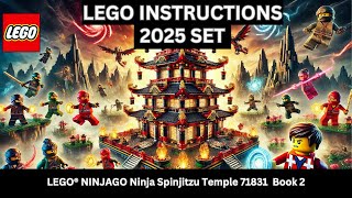 LEGO INSTRUCTIONS: NINJAGO Ninja Spinjitzu Temple (71831) Build Book 2