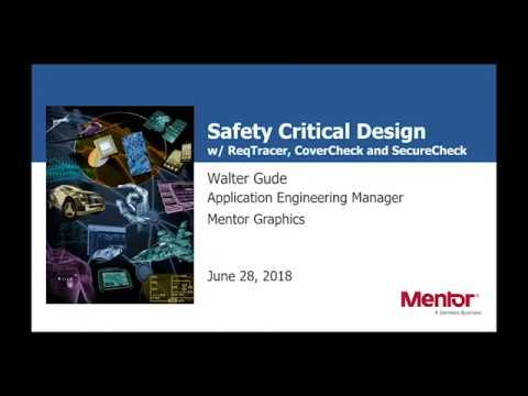 Safety Critical - ReqTracer, CoverCheck, and SecureCheck