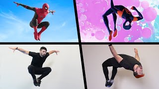 TOP 100 Stunts From Spiderman In Real Life (parkour)
