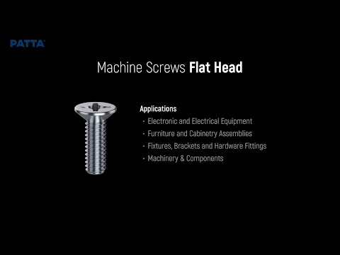 مسامير آلية برأس مسطح