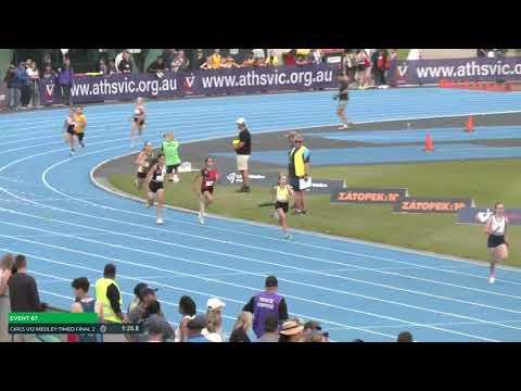 Girls U12 Medley Timed Final 2 - 2025-26 Commonwealth Bank State Relay Championships