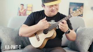 Video thumbnail for Kala Pacific Walnut Tenor Ukulele by kalabrandmusic