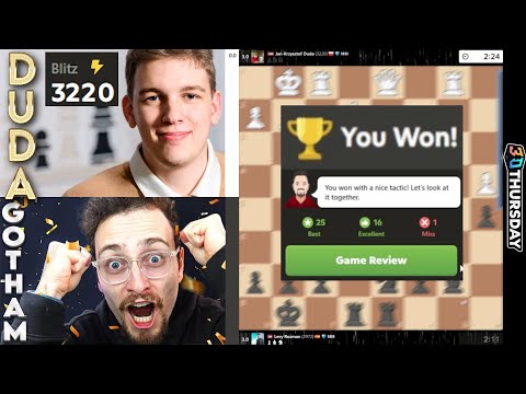IM GothamChess CRUSHED!!! GM Jan-Krzysztof Duda