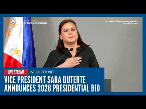 LIVE: Vice President Sara Duterte holds press briefing | Feb 18