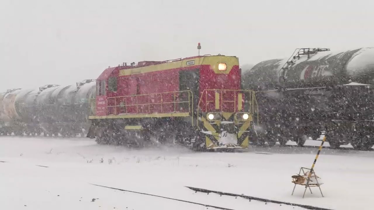 Тeпловоз ТЭМ2У-8892 на ст. Маарду / TEM2U-8892 at Maardu station