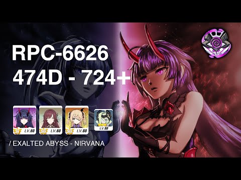 [Ex Abyss] Nirvana D474: RPC-6626 (Lightning) 724+ - HoT (SS.0)/GD/PV - Honkai Impact 3 SEA