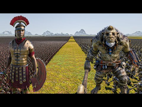 1 MILLION ROMAN GENERALS vs 25.000 TROLLS - Ultimate Epic Battle Simulator 2 UEBS 2