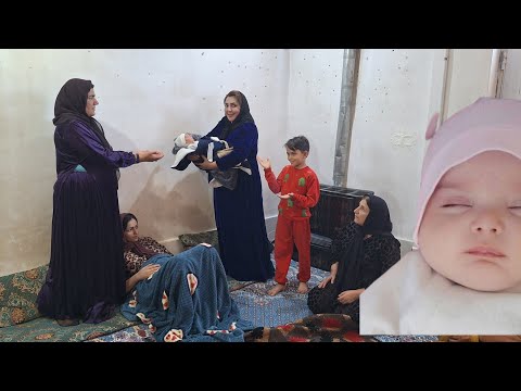 💖 The moment when grandmother and granddaughter meet! Akram's loving efforts to welcome them 👶🤍