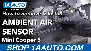 Mini Ac Sensor A Guide to the 2002-2007 Mini Cooper Ambient Air Temperature Sensor ...