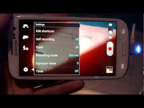 comment regler appareil photo galaxy s5