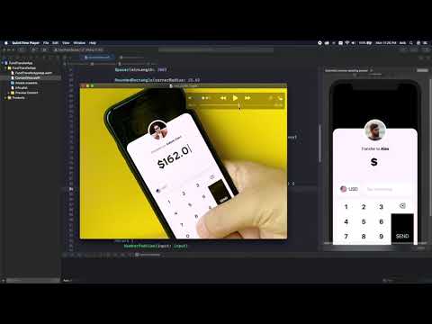 SwiftUI2.0 Transfer Fund App UI (Custom Number Pad) Part 2