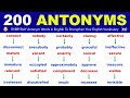 Learn 200 EVERYDAY Antonym Words in English To Strengthen Your English Vocabulary