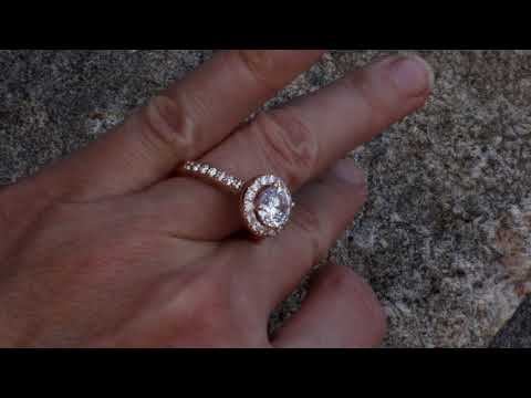 Adriana Engagement Ring Rose Gold
