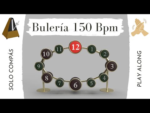 Bulería 150 Bpm - Solo compás (flamenco metronome)  - For beginners