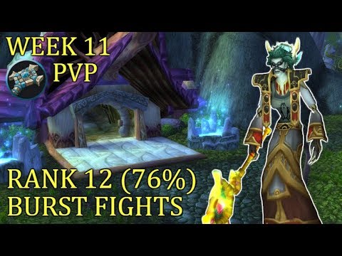 Rank 12 (76%) Week 11 - Big Burst Fights | WSG Premade Priest PvP Classic WoW