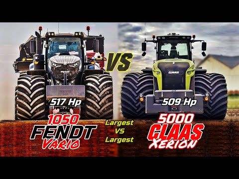 Fendt 1050 Vario VS Claas 5000 Xerion [Monster VS Monster] Which comes first? (Ultimate comparison)