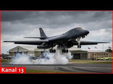 US bomber lands at UK airbase amid strikes in Iran