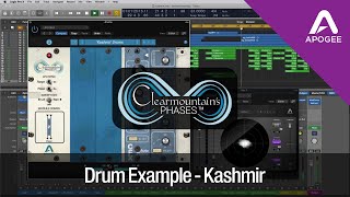 Video thumbnail for Clearmountain's Phases Plugin by Apogee - Drum Example - "Kashmir" by Apogee Electronics