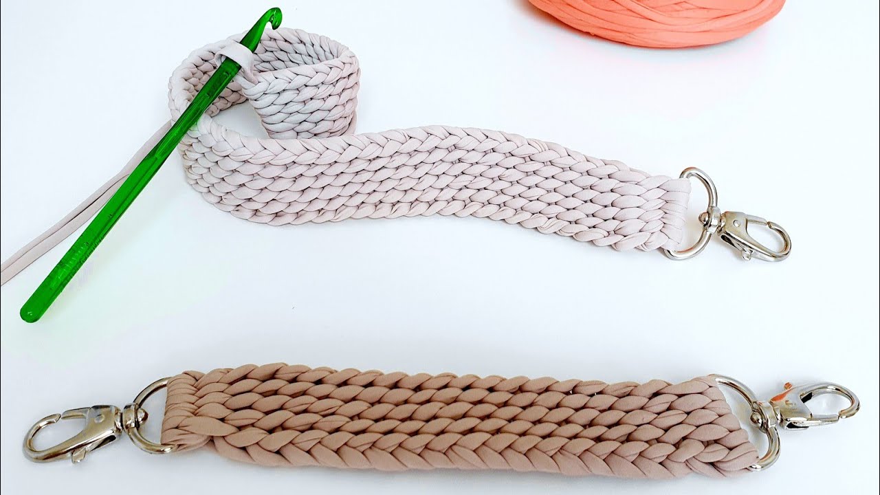 Alça de Crochê Para Bolsa - Cinto de Crochê - DIY - Tutorial Passo a Passo
