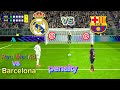 Real Madrid vs Barcelona penalty shoot out [efootball 2024] #efootball2024 #penalty #video