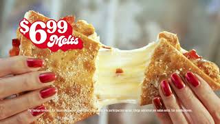Pizza Hut Cheesesteak Melts son solo para ti, y por solo $6.99.