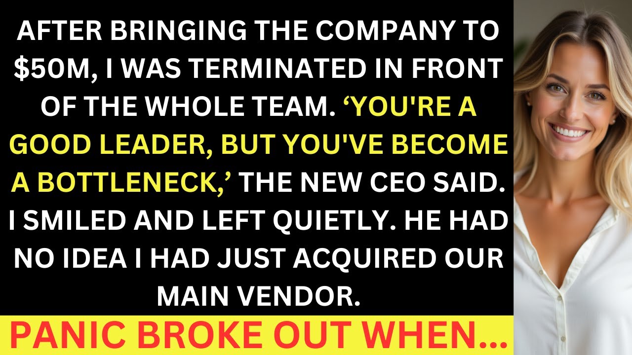 Got Terminated In Front Of The Whole Team After Bringing The Company To $50M, They Had No Idea...