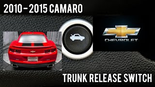 Chevy Camaro Trunk Release Switch FIX!