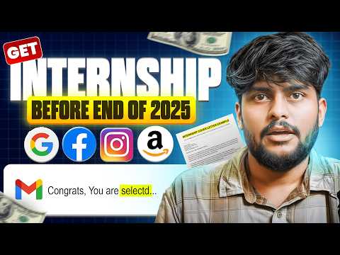 How to Get Internship in 2025 || Telugu