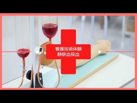 看護技術体験：静脈血採血（2年生で習う技術）【日本赤十字看護大学】