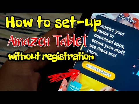 YouTube video about: How do I bypass registration on amazon fire tablet?