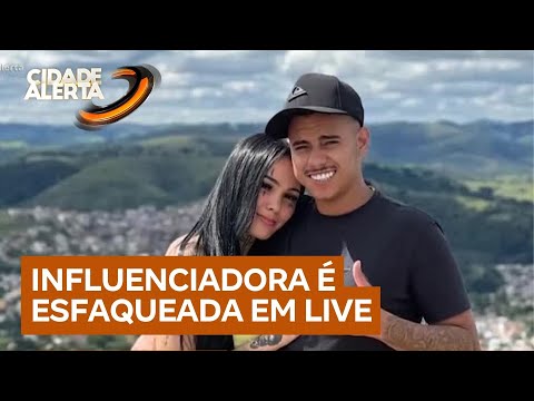 Influenciadora esfaqueada durante live fala com o Cidade Alerta