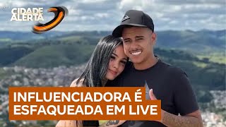 Influenciadora esfaqueada durante live fala com o Cidade Alerta