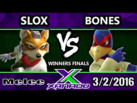 S@X 139 - Bones (Falco) Vs. Slox (Fox) SSBM Winners Finals - Smash Melee