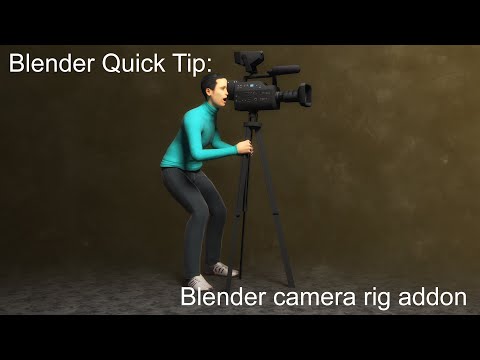 Blender Quick Tip: Blender camera rig addon
