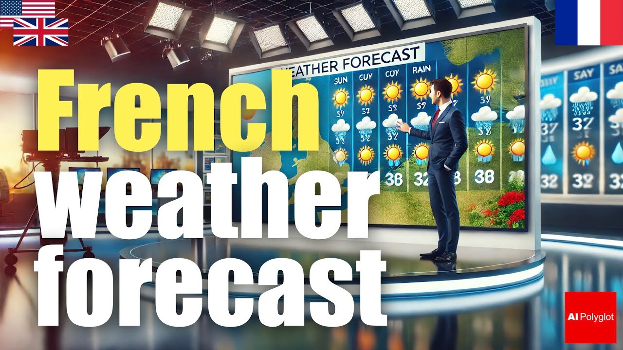 French weather forecast | Passive listening | with hiragana episode artwork