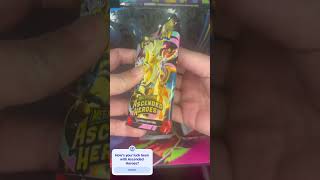 Kicking off my page with a tin opening! #pokemon #pokemoncards #pokemontcg #ascendedheroes #fyp