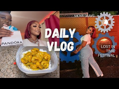 Day in my life- Lost in time festival, my best friend bought me pandora