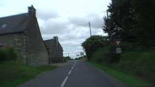 preview picture of video 'Driving On The D28 Between Saint Servais & Ty Bourk, Brittany, France 11th July 2009'