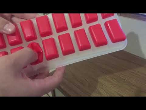 Forminha de gelo fundo de silicone