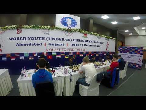 R Praggnanandhaa forced to resign against Russia's Sergei Lobanov - World Youth (U16) Chess Olympiad