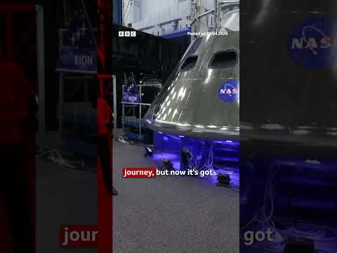 What does the Orion spacecraft look like inside? #Artemis #Orion #BBCNews