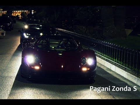 Thumbnail for Pagani Zonda S at night in Monaco! by Mansory