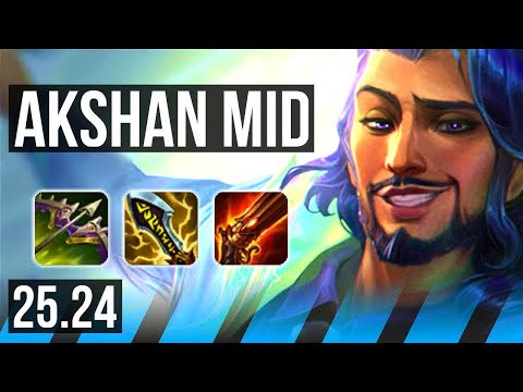 AKSHAN vs AHRI (MID) | 27/4/5 | EUNE Grandmaster | 25.24