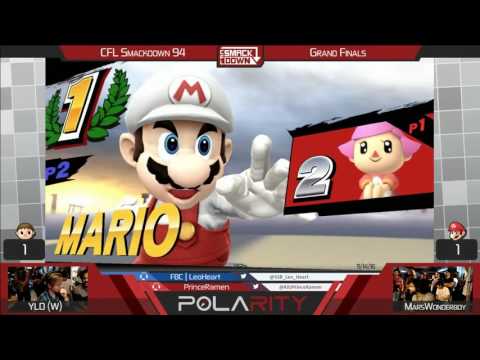 CFL Smackdown 94 WIiU Arcadian - YLD (VIllager, Corrin) vs MarsWonderBoy (Mario) - Grand Finals