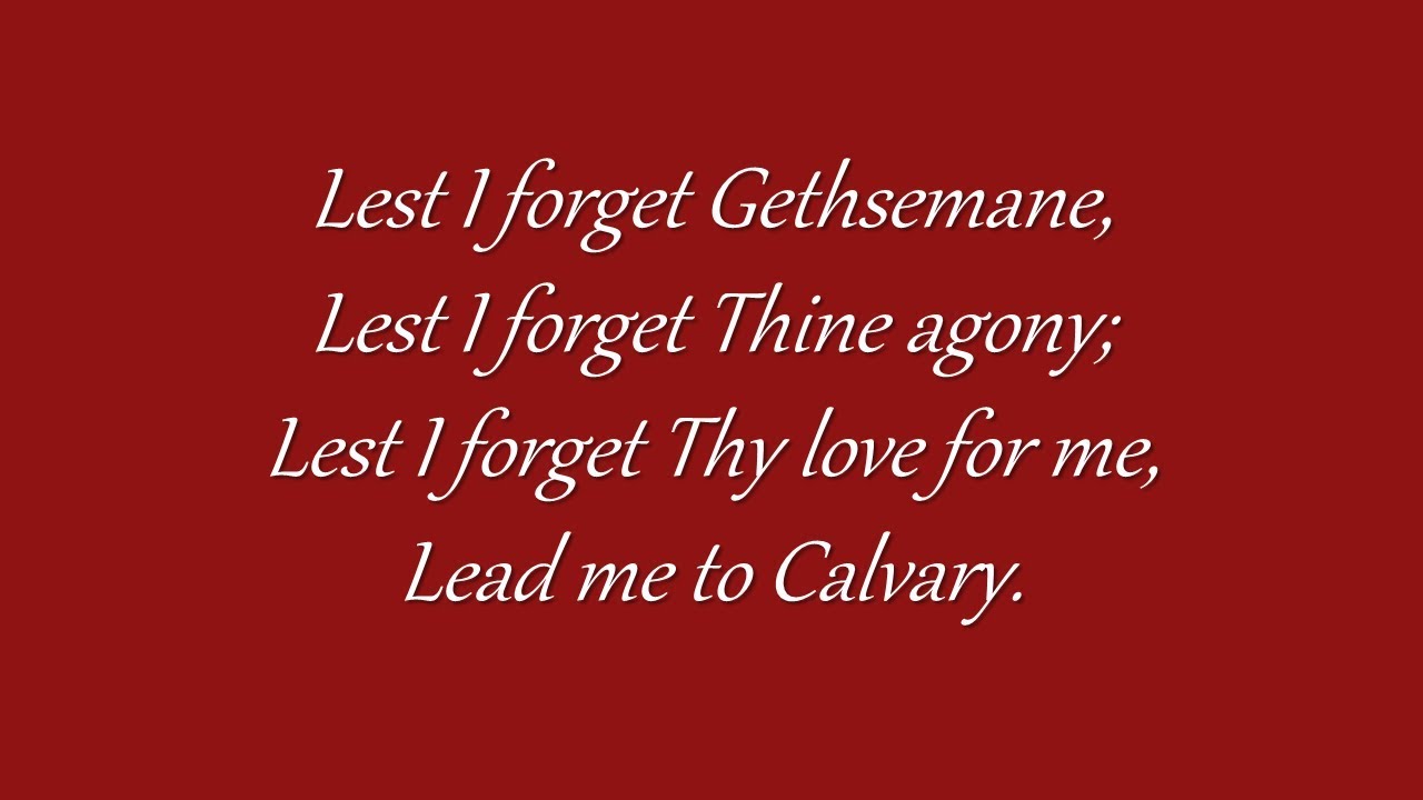 Lead Me to Calvary (Grace Community Church)